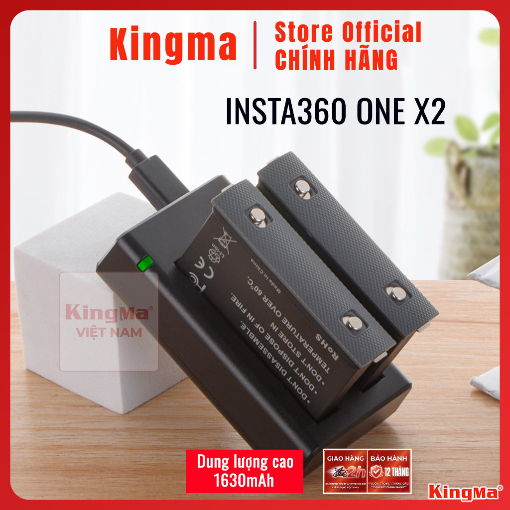 Kingma Insta360 ONE X2 | Pin và sạc camera hành động action cam Insta360 IS360X2B Camera Battery For