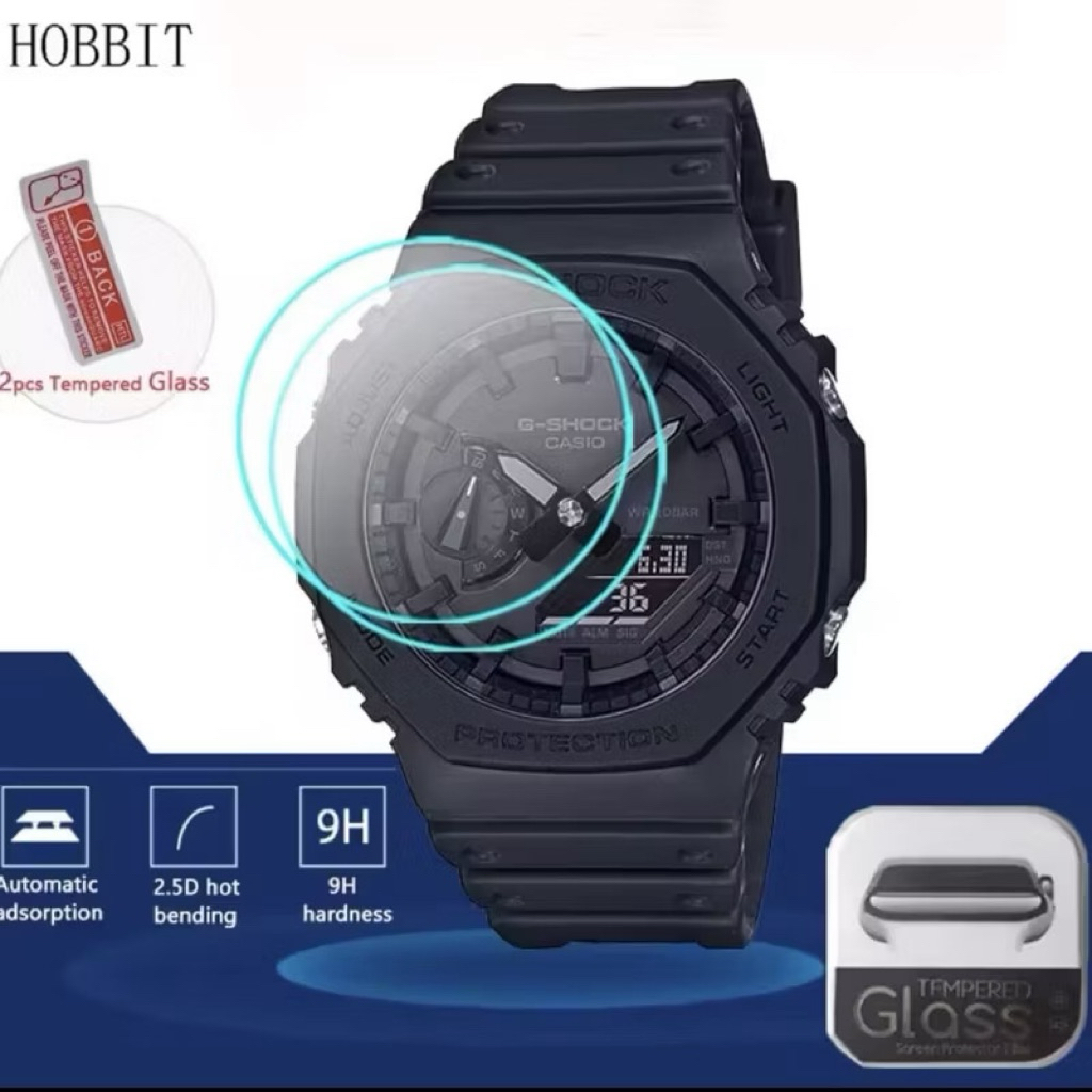 Kính Cường Lực 9H Bảo Vệ Màn Hình Cho Casio G Shock GA-2100, GA-2110, GA-B2100, GM2100