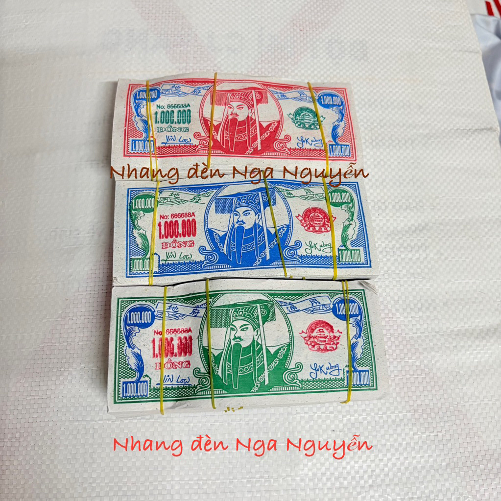 Giấy cúng tiền đô 3 màu sắc(cục 10 xấp)