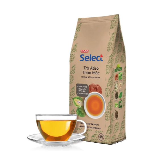 Trà Atiso Thảo Mộc Co.op Select 200g Trà Thảo Mộc Túi Lọc Chính Hãng Co.op