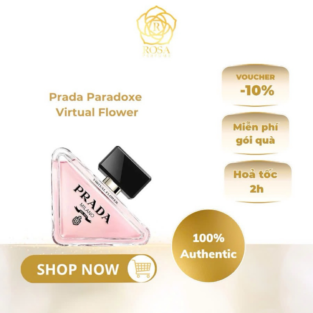 Prada Paradoxe Virtual Flower | Nước hoa nữ phong cách sang trọng,nữ tính | Prada mẫu mới | Rosaperf