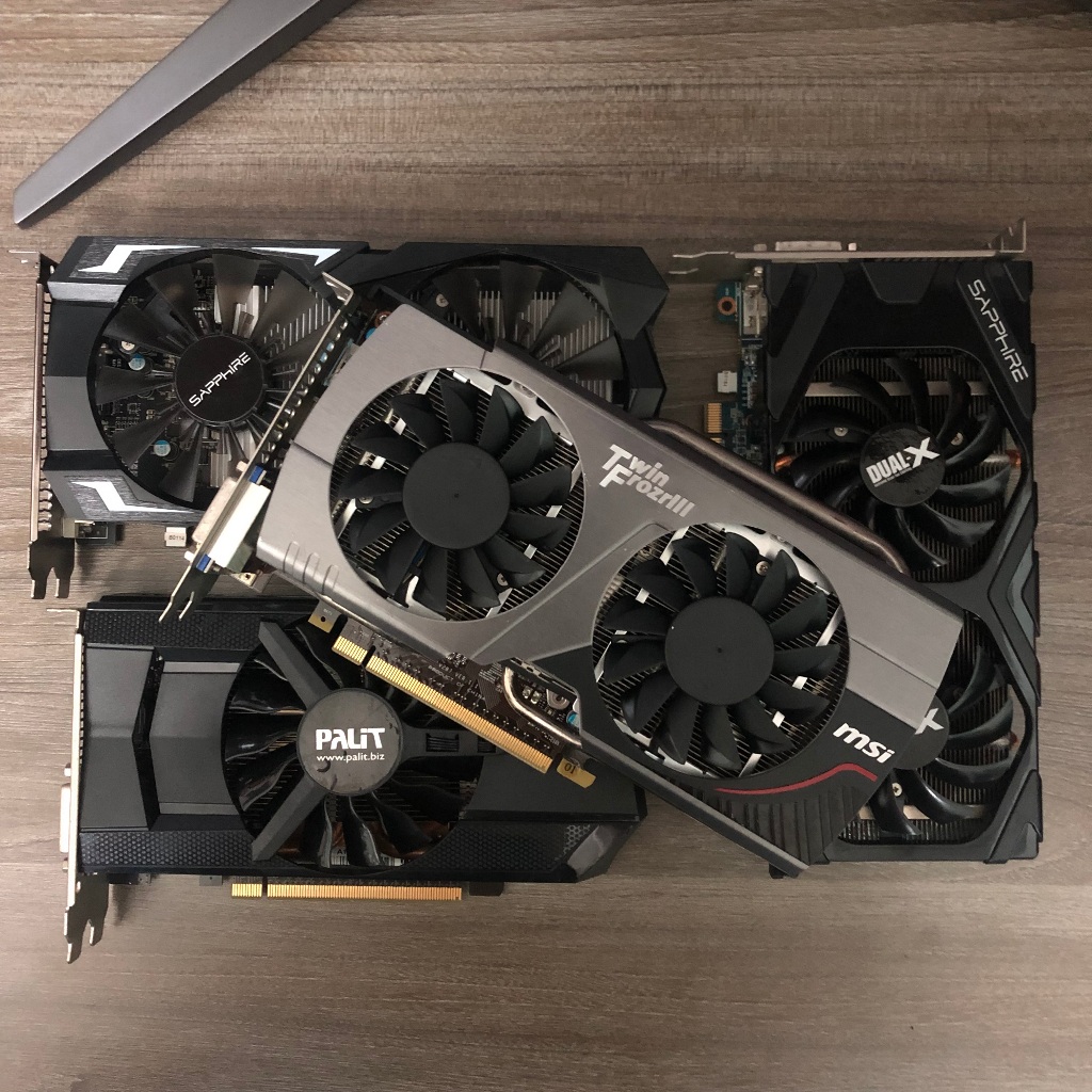 Vga card cũ chiến game giá rẻ tầm trung GTX 750Ti, 660, 760, 560, RX 460 vram GDDR5 nhiều hãng
