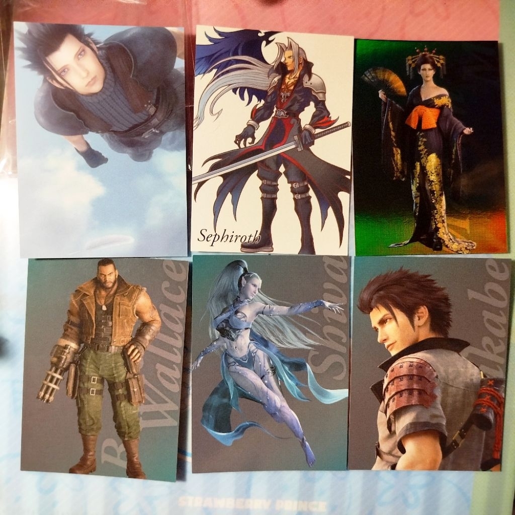thẻ Final Fantasy 7, ff7, ffvii chính hãng