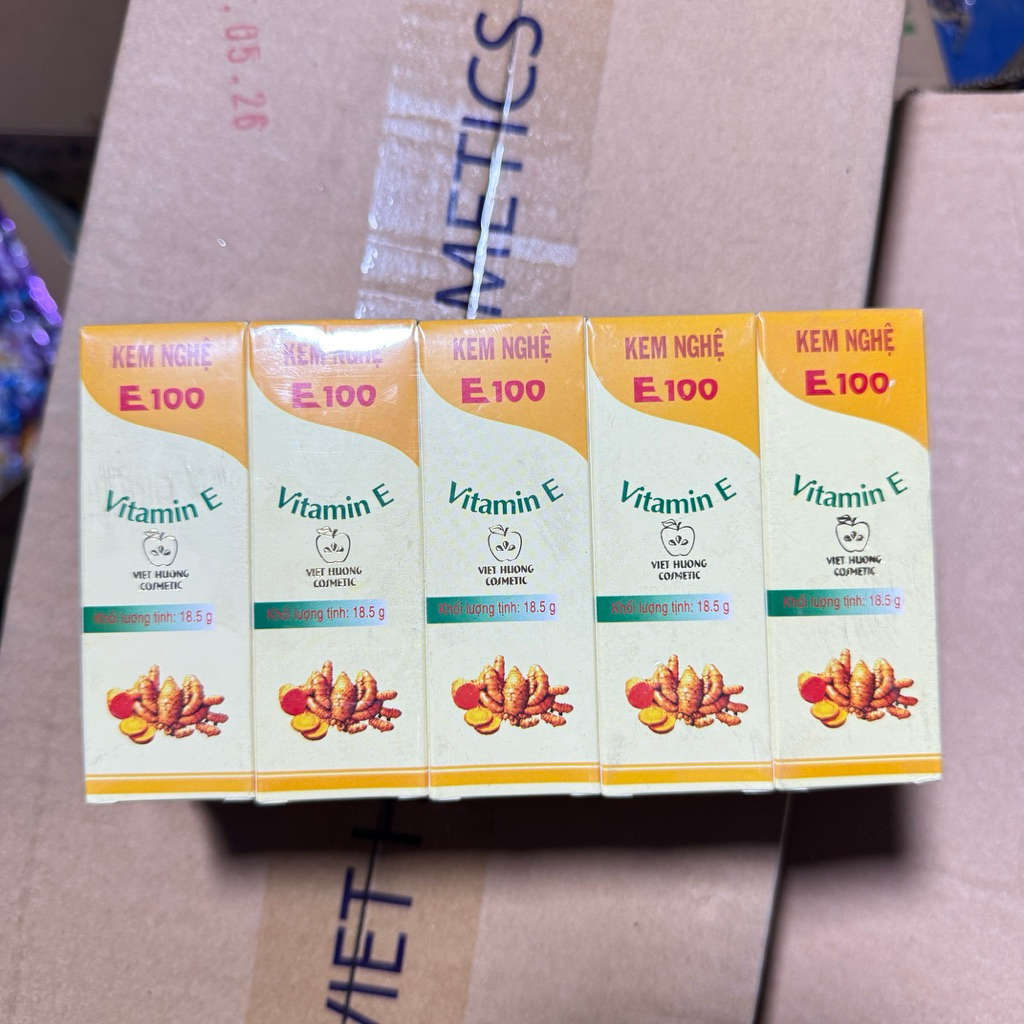 [Chính Hãng] Kem Nghệ E100 Nghệ & Vitamin E Tuýp 18,5gr