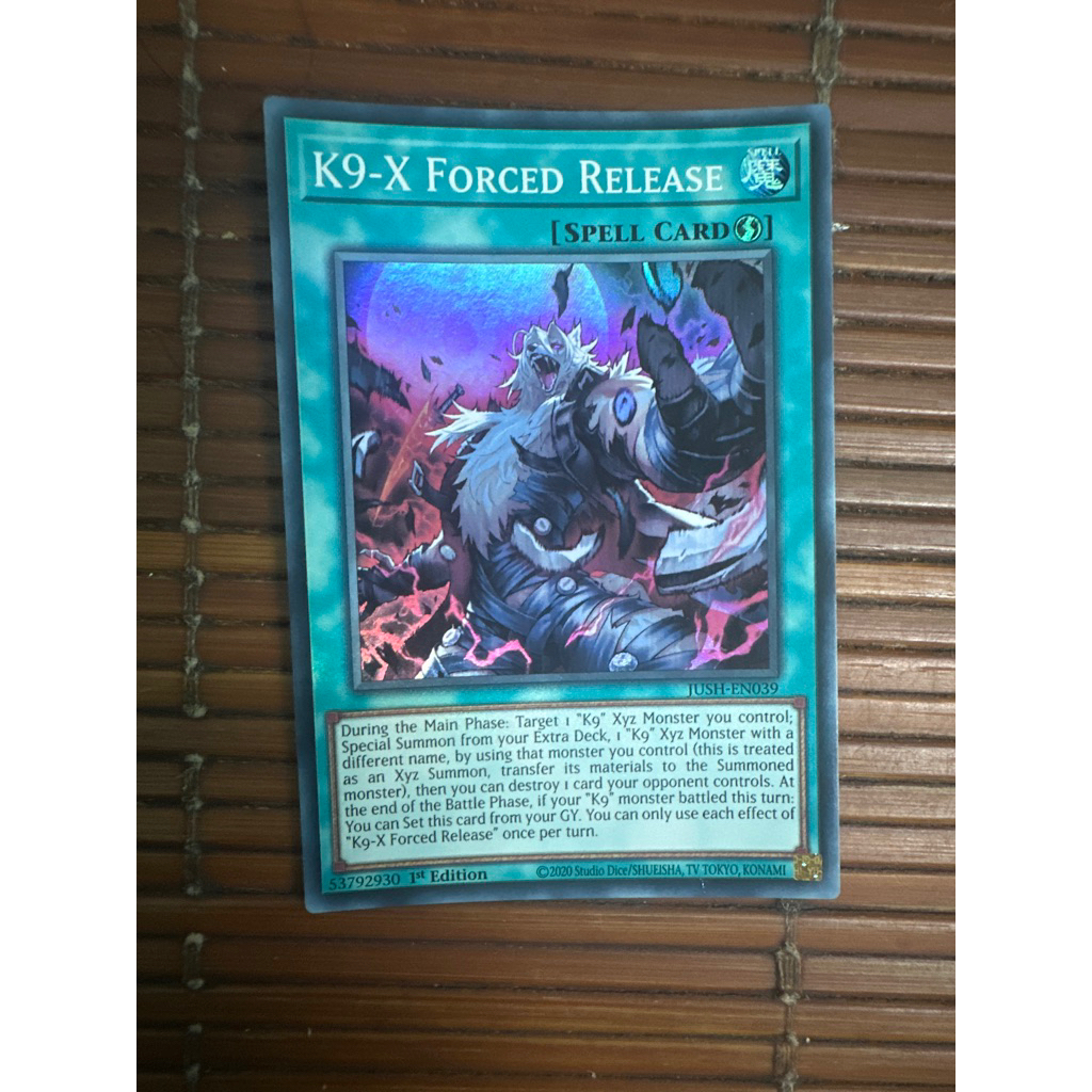 bài yugioh: K9-x forced release
