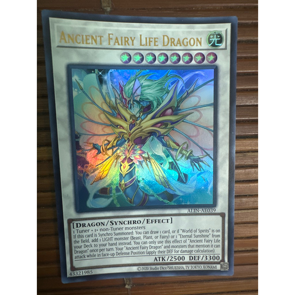 bài yugioh: ancient fairy life dragon