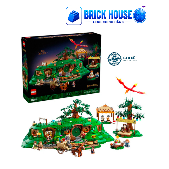 [BRICK_HOUSE] LEGO Đồ Chơi Lắp Ráp Chúa Tể Những Chiếc Nhẫn: Shire ICONS 10354