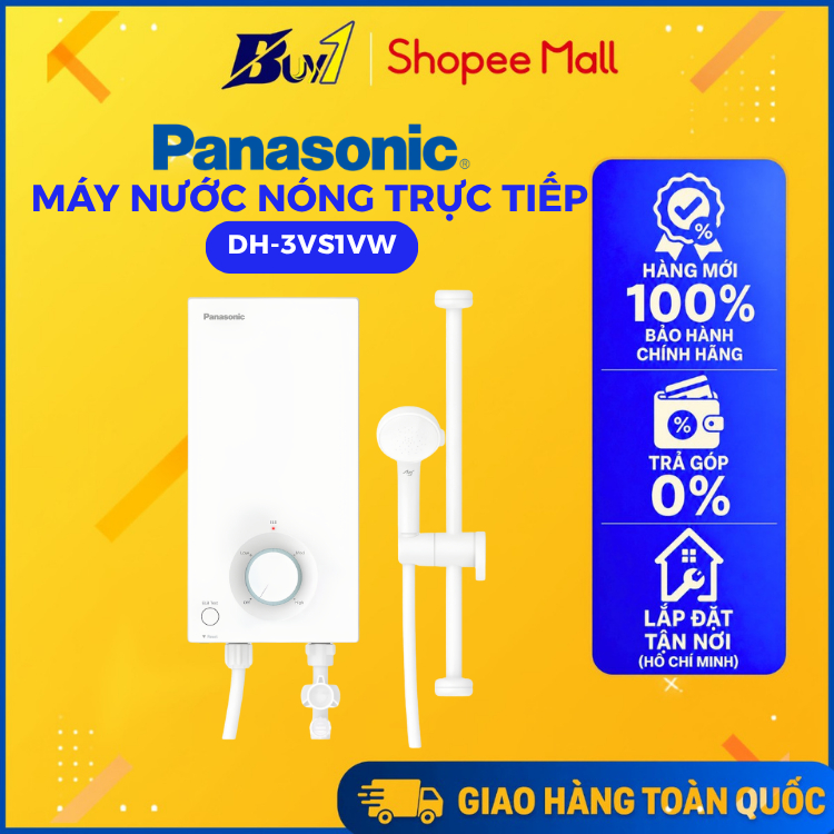 DH-3VS1VW - Máy nước nóng trực tiếp Panasonic DH-3VS1VW - Hàng Chính Hãng