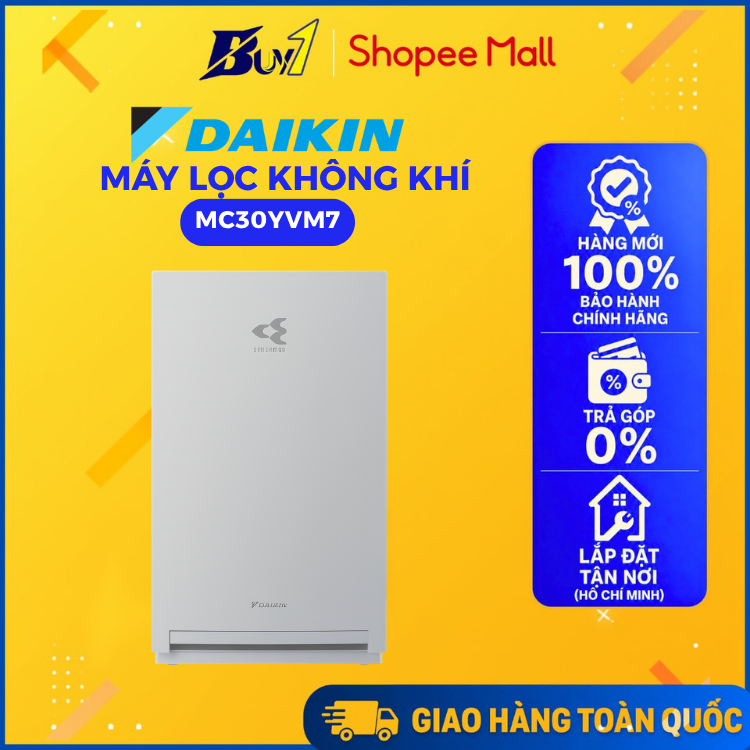 MC30YVM7 | Máy Lọc Không Khí DAIKIN MC30YVM7 | Phù hợp <23m²| Công suất 25W [Toàn Quốc]