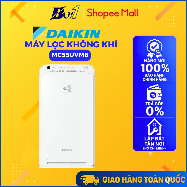 MC55UVM6 - Máy lọc không khí Daikin MC55UVM6 (41m²) - Hàng chính hãng