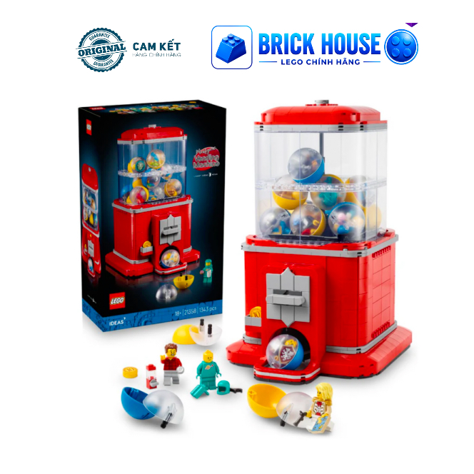 [BRICK_HOUSE] LEGO Đồ Chơi Lắp Ráp Máy Bán Minifigure Tự Động IDEAS 21358