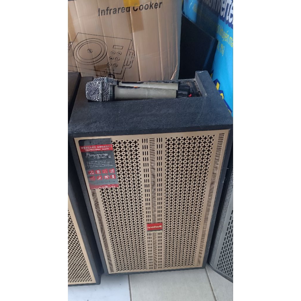 (HÀNG TRƯNG BÀY) Loa kéo karaoke Mobell MK-5070