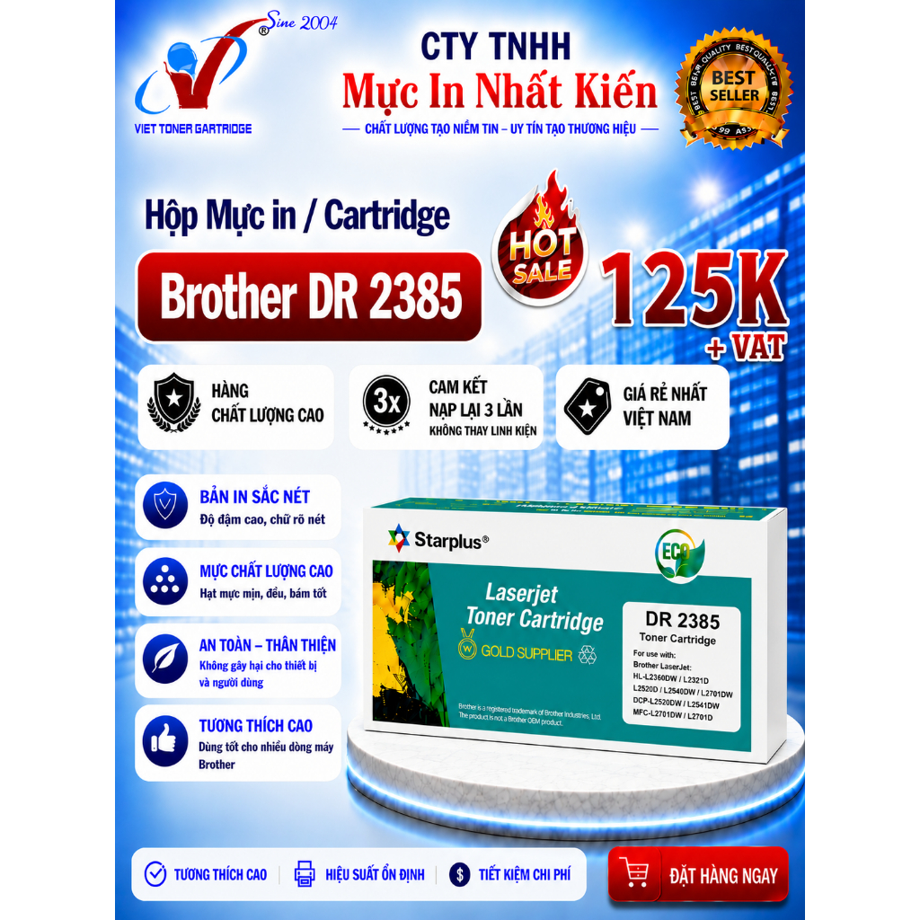 Cụm Drum Brother  DR 2385 - Nhất kiến