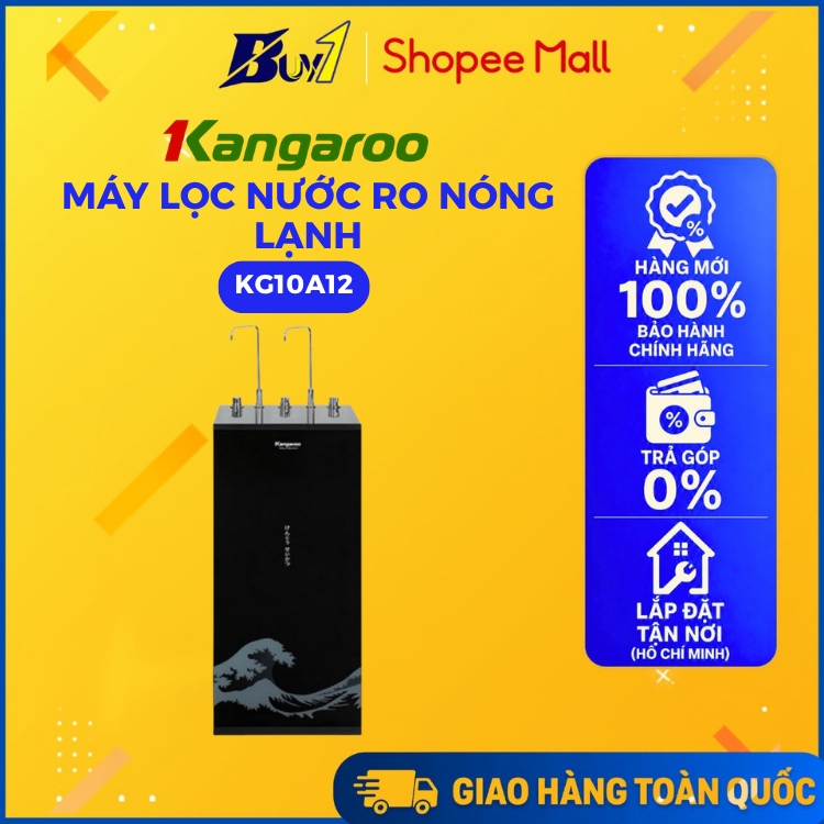 Máy lọc nước RO nóng lạnh Hydrogen Kangaroo KG10A12 10 lõi - Hàng chính hãng