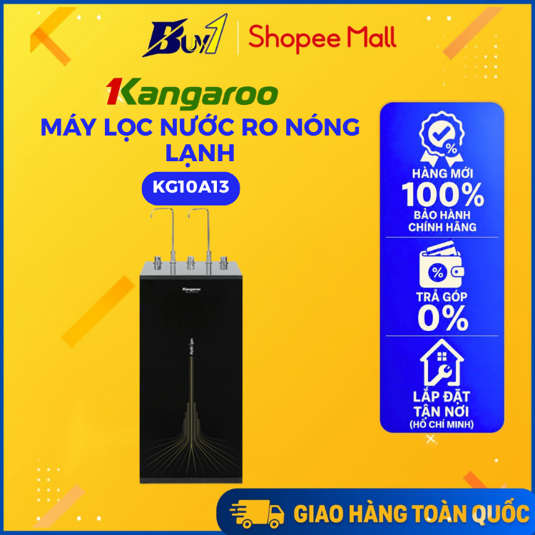 Máy lọc nước RO nóng lạnh Hydrogen Kangaroo KG10A13 10 lõi - Hàng chính hãng
