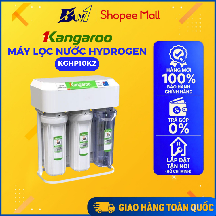 Máy lọc nước Kangaroo Hydrogen KGHP10K2 10 lõi - Hàng chính hãng