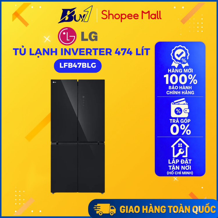 LFB47BLG - Tủ Lạnh LG Inverter 474 Lít Multi Door LFB47BLG - Hàng Chính Hãng