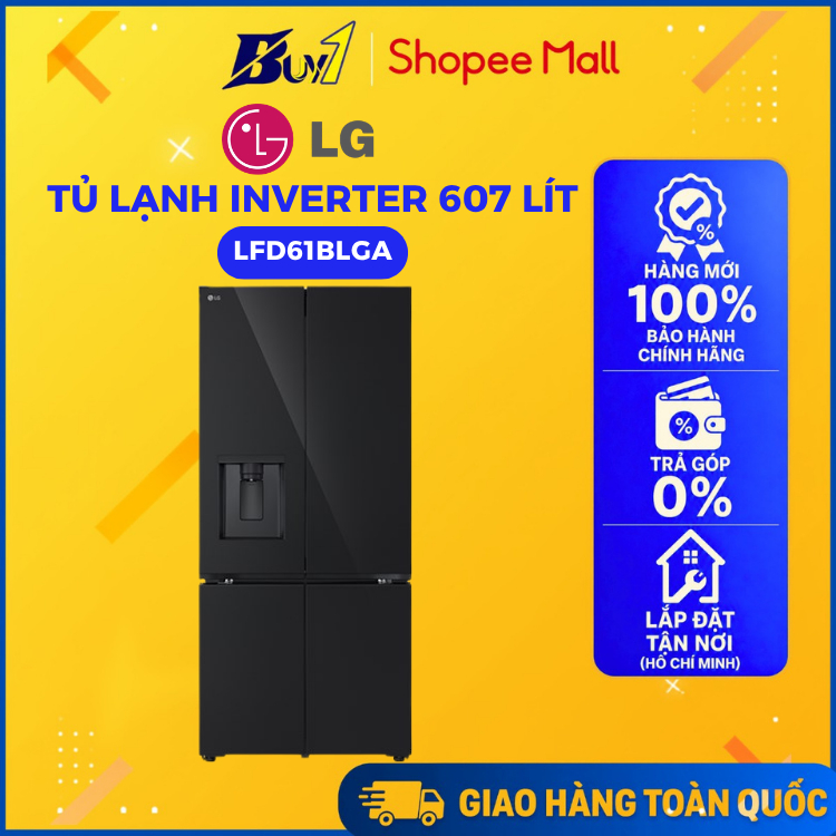LFD61BLGA - Tủ Lạnh LG Inverter 607 Lít Multi Door LFD61BLGA - Hàng Chính Hãng