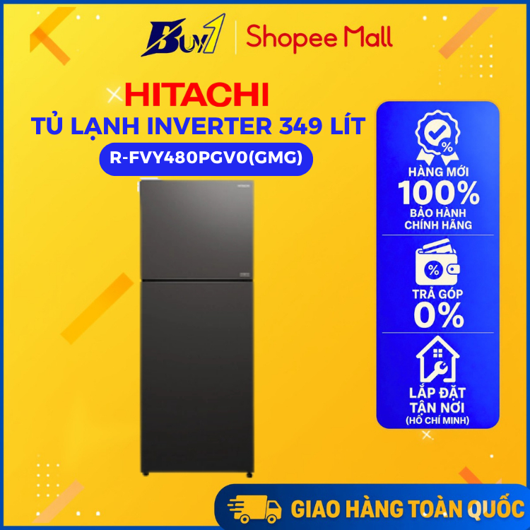 R-FVY480PGV0(GMG) - Tủ Lạnh Hitachi Inverter 349 Lít R-FVY480PGV0(GMG) - Hàng Chính Hãng