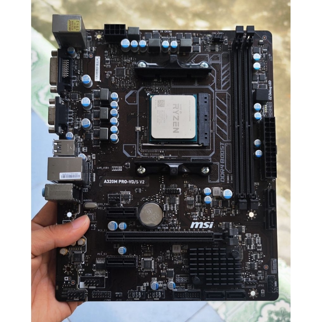 Combo MSI A320M + R3 2200G + Ram 8G/3200 (4x2)