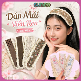 Miếng Dán Tóc Mái Viền Ren Siêu Xinh  | Băng Đô Dán Mái Hoa Nhí Cute - Kiểu Dáng Basic 🎀