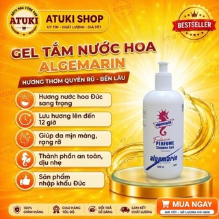 Sữa tắm cá ngựa Algemarin Đức 600ml hương nước hoa lưu hương lâu có vòi