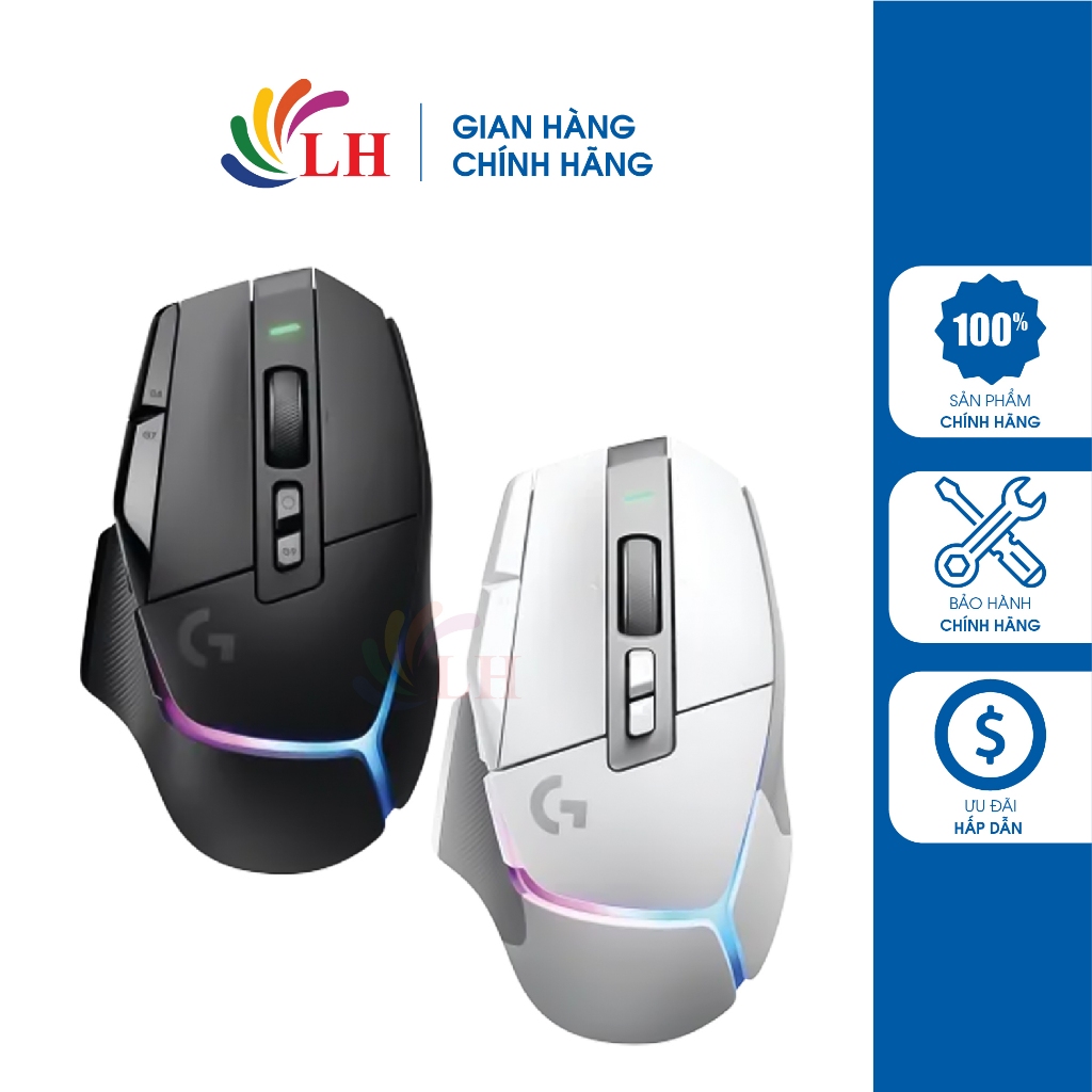 Chuột không dây Gaming Logitech G502 X Plus LightSpeed - Hàng chính hãng