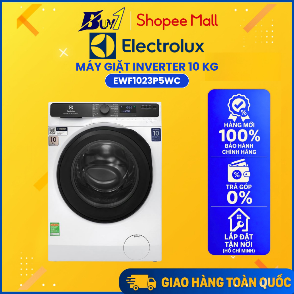 EWF1023P5WC - Máy giặt Electrolux UltimateCare 500 Inverter 10 kg EWF1023P5WC - Hàng chính hãng