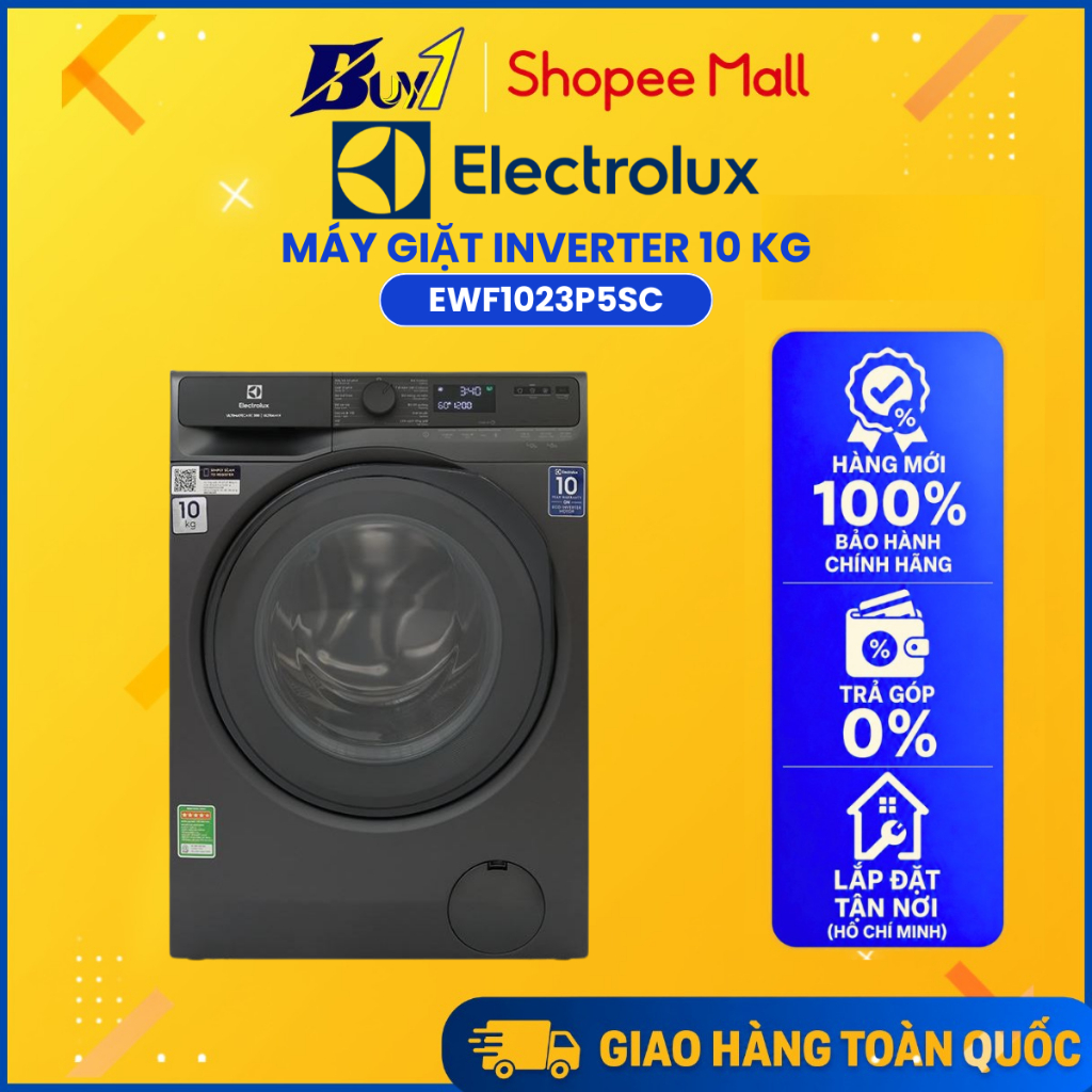 EWF1023P5SC - Máy giặt Electrolux UltimateCare 500 Inverter 10 kg EWF1023P5SC - Hàng chính hãng