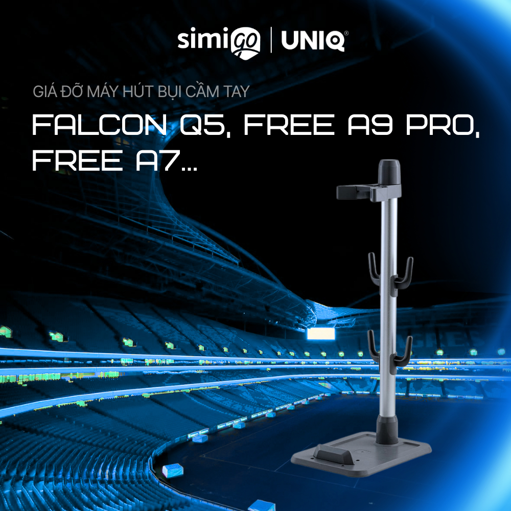 Giá Đỡ Máy Hút Bụi Cầm Tay Không Dây UNIQ Free A7/Free A7 Ultra/A9/ Falcon Q5/Flex X7 tháo lắp gọn g