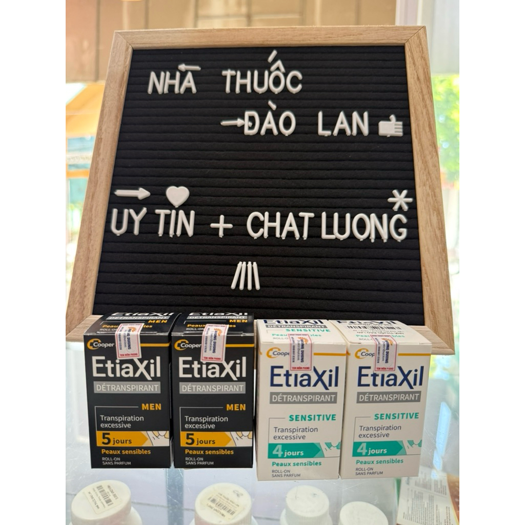 Lăn khử mùi Etiaxil - Lăn nách giảm mồ hôi và mùi hôi kéo dài