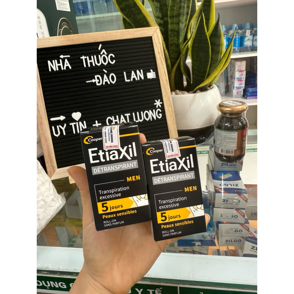 Lăn khử mùi mồ hôi dành cho nam giới Etiaxil Men 15ml