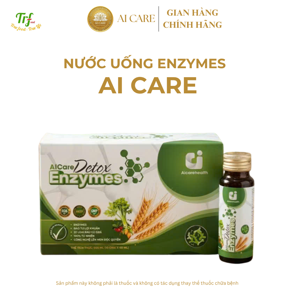 Nước Uống Enzymes AiCare bổ sung Enzyme và lợi khuẩn - Date Mới Nhất