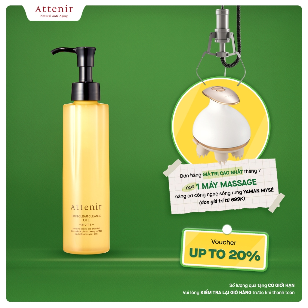 Dầu Tẩy Trang Và Làm Sạch Hương Hoa Neroli 175ml Attenir Skin Clear Cleanse Oil Aroma