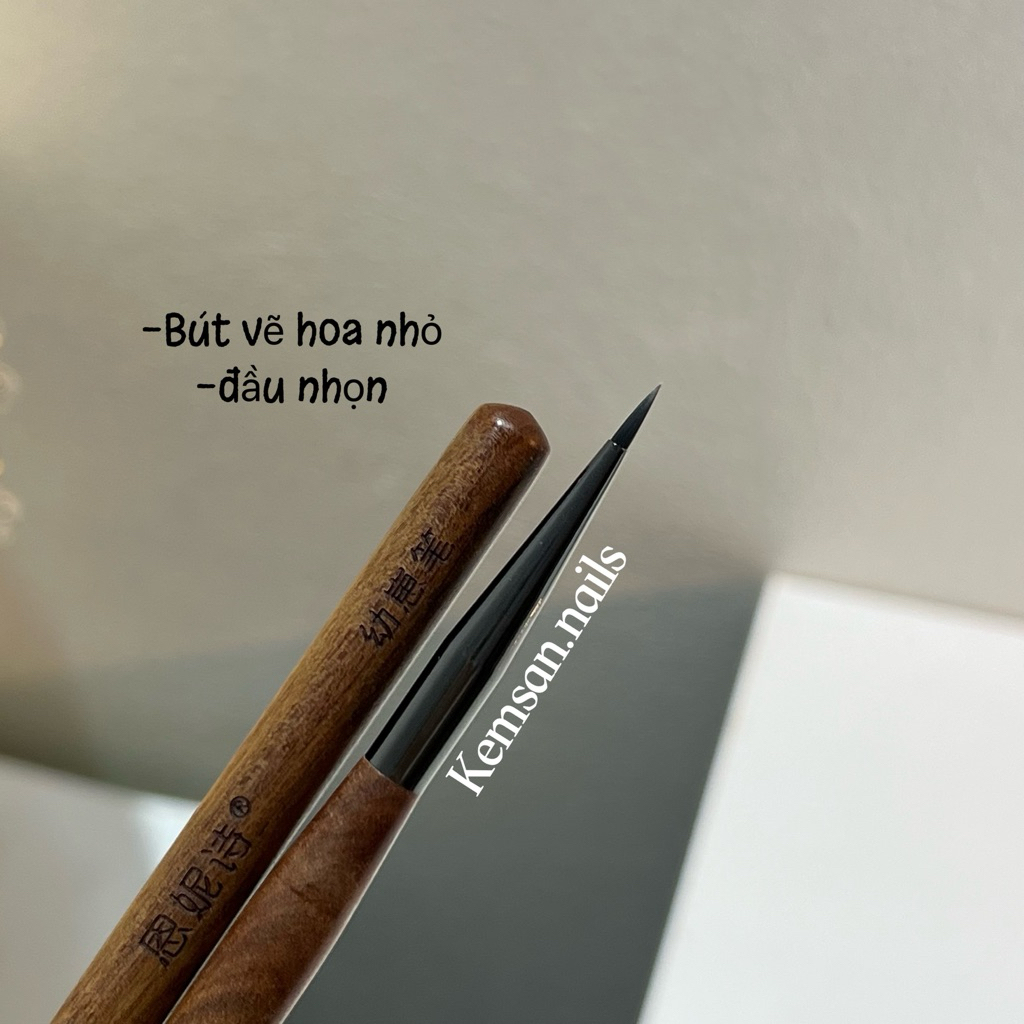 (M186) Cọ vẽ hoa đầu nhọn, bé Annies làm nail