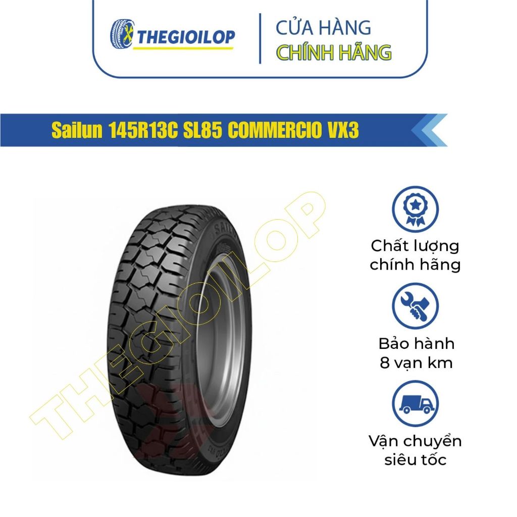 Lốp xe ô tô Sailun kích thước 145R13C SL85 COMMERCIO VX3 - Thegioilop