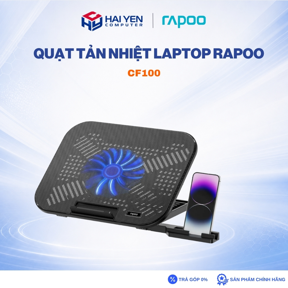 Quạt tản nhiệt laptop RAPOO CF100 1 Quạt