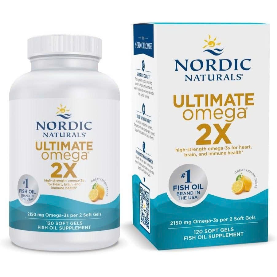 Viên Uống Dầu Cá Nordic Naturals Ultimate Omega 2X 2150mg Omega-3 120 Viên Chính Hãng Mỹ
