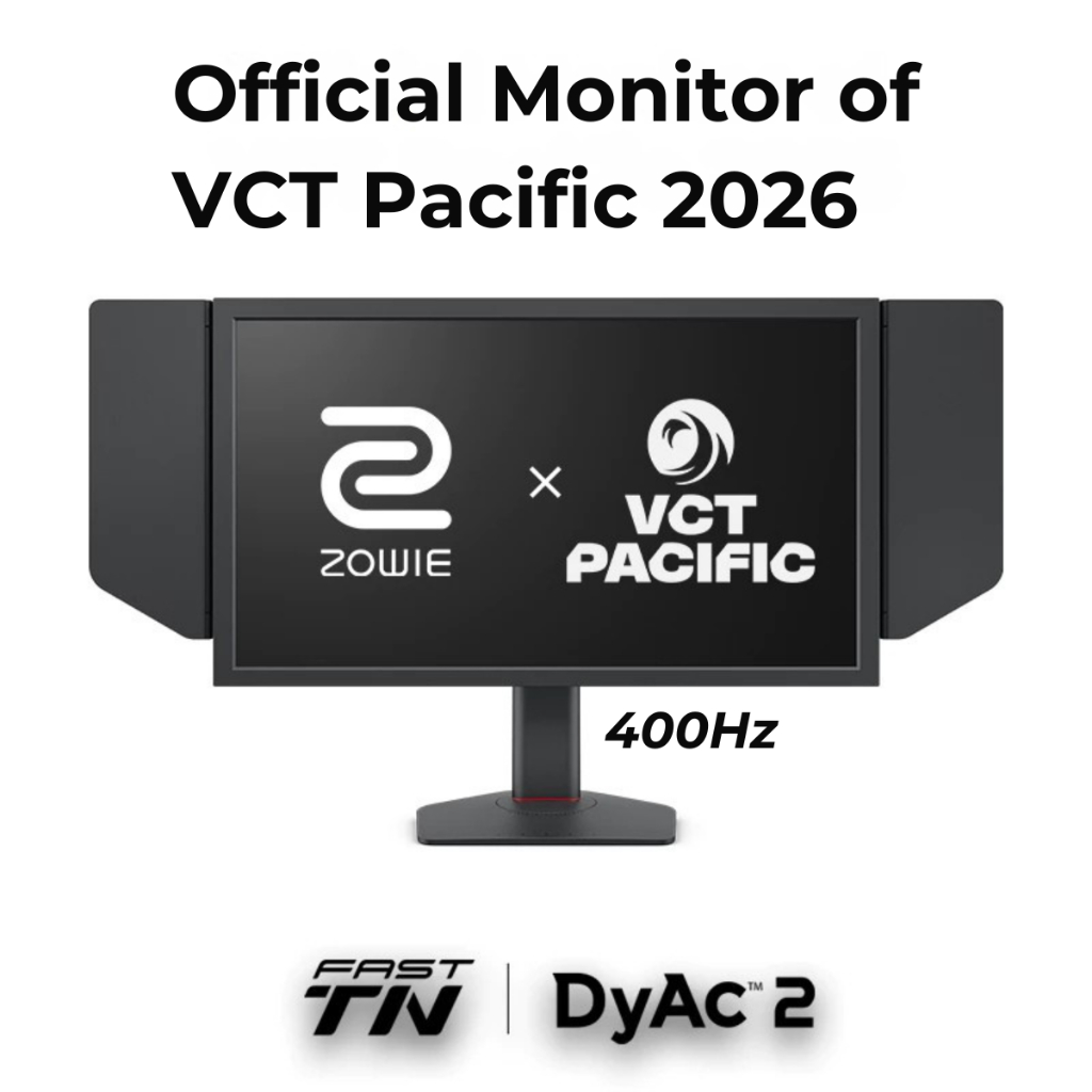 BenQ ZOWIE XL2566X+_Màn hình gaming eSports 24.1 inch Fast TN 400Hz DyAc™2