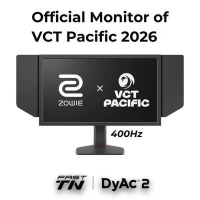 BenQ ZOWIE XL2566X+_Màn hình gaming eSports 24.1 inch Fast TN 400Hz DyAc™2