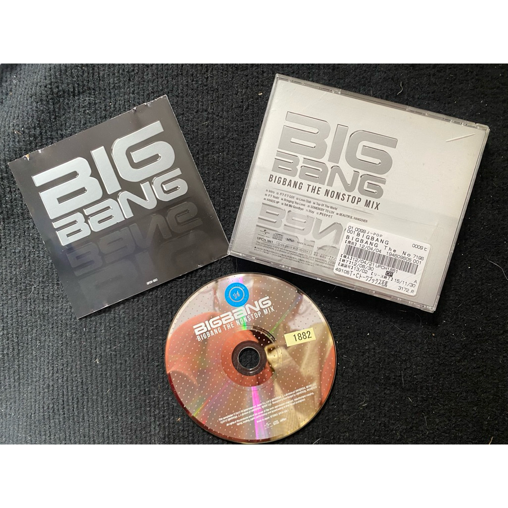 bigbang mini album the Nonstop Mix gồm CD và đồ như hình.