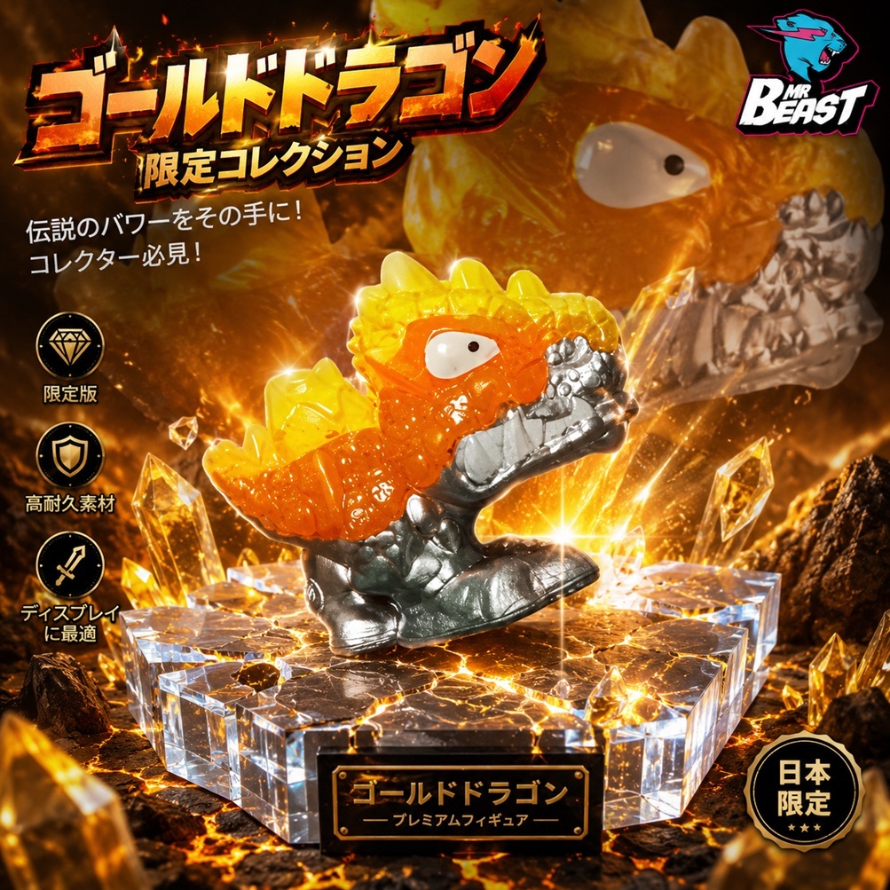 Mô hình dẻo chính hang Clear Lava Raptor hiếm dòng MrBeast Lab Swarms 2186 14