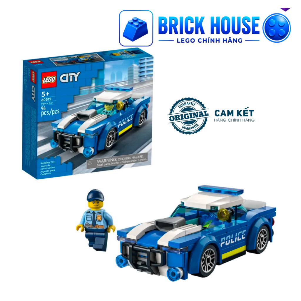 [BRICK_HOUSE] LEGO Đồ Chơi Lắp Ráp Xe Cảnh Sát CITY 60312
