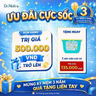 [ QUÀ TẶNG SINH NHẬT DR NATRO 3 NĂM ] TÚI XÁCH VẢI , CANVAR, VIÊN GIẶT