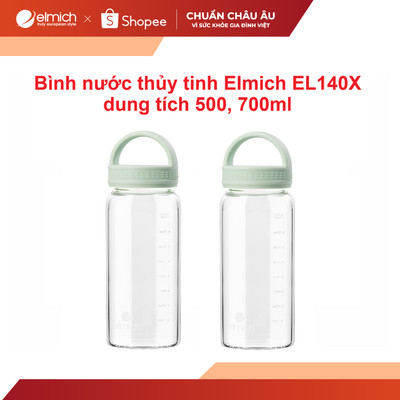 Bình nước thủy tinh Elmich EL140X dung tích 500, 700ml