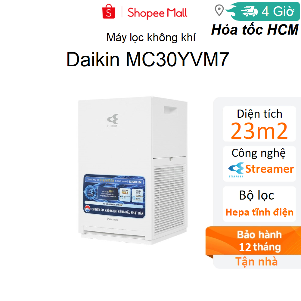 Máy lọc không khí Daikin MC30YVM7 - Hàng chính hãng