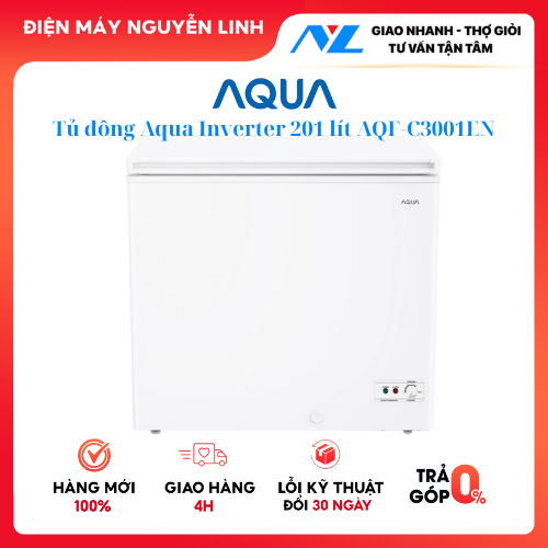 Tủ đông Aqua Inverter 201 lít AQF-C3001EN
