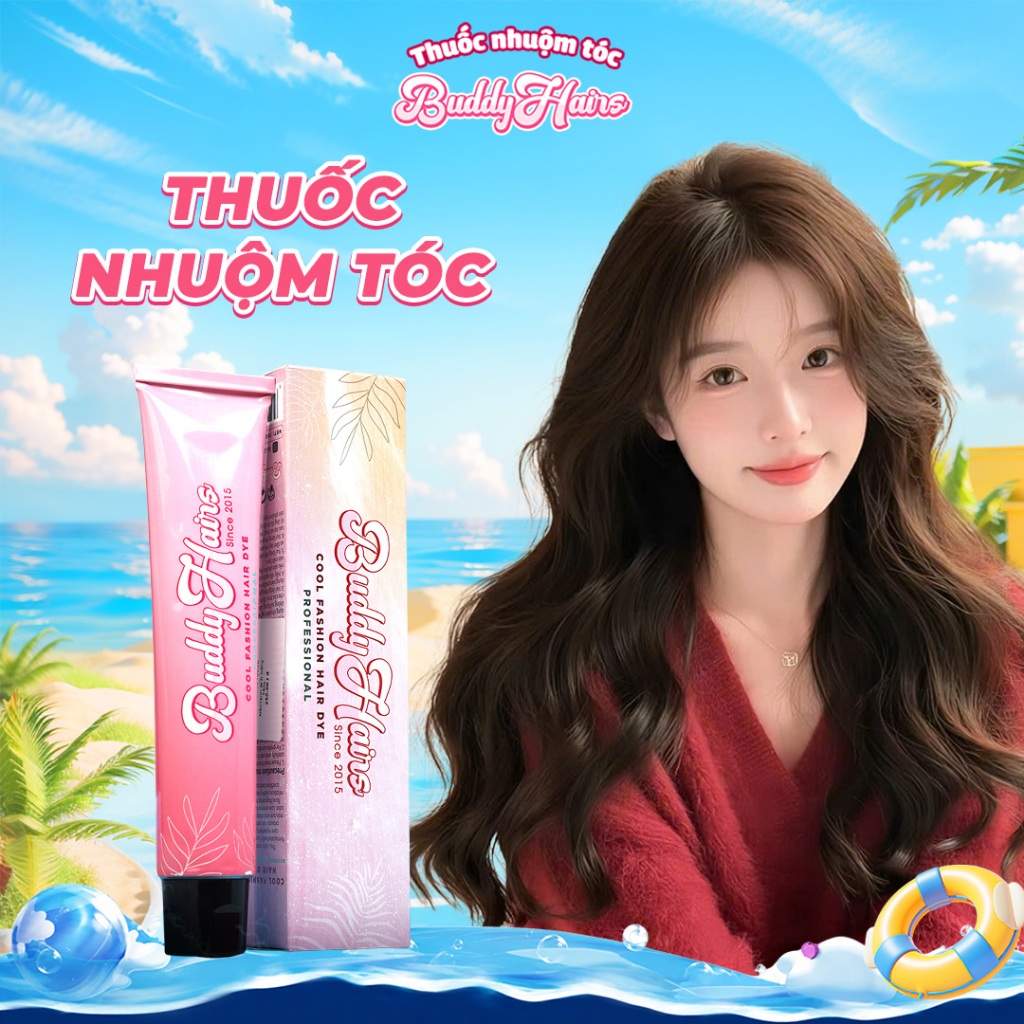 Thuốc nhuộm tóc tại nhà Buddyhairs best seller, tự nhuộm đơn giản