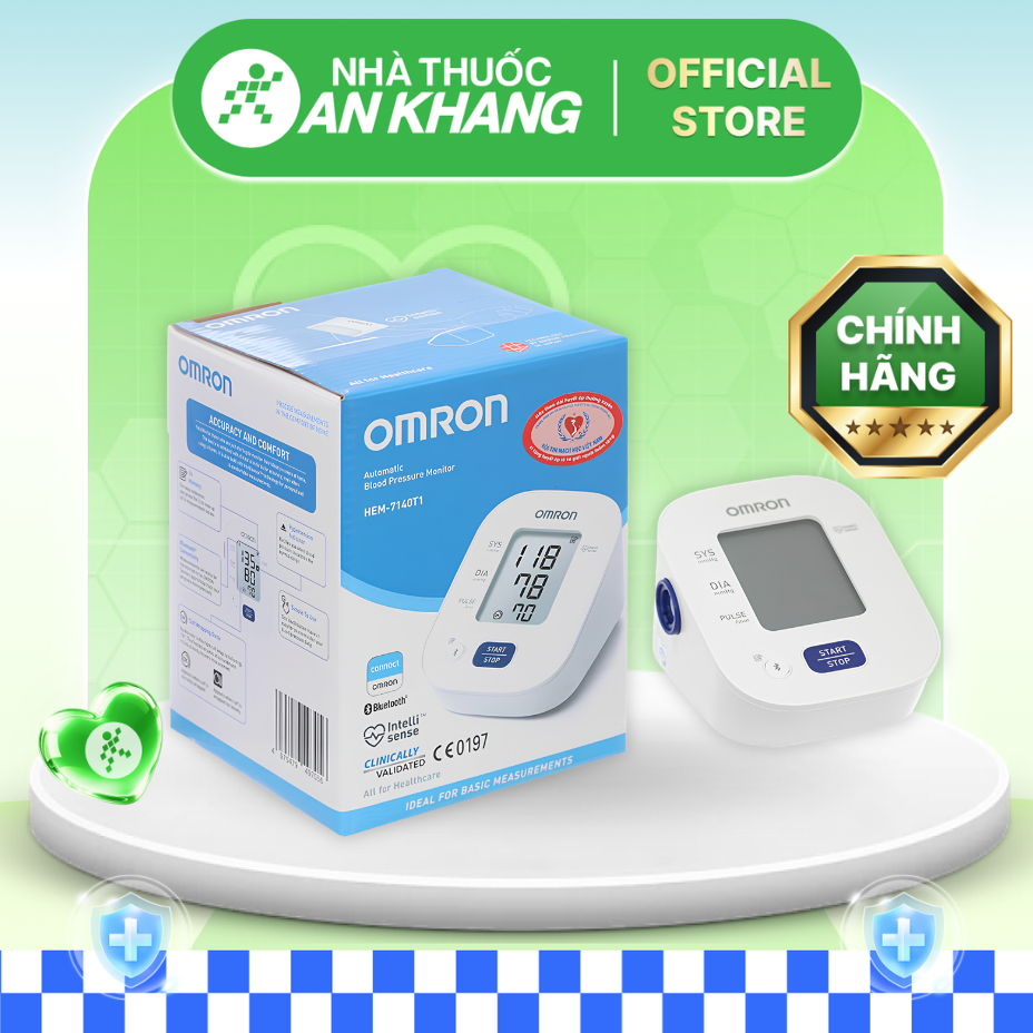 Máy đo huyết áp bắp tay Omron HEM-7140T1 [Nhà thuốc An Khang]