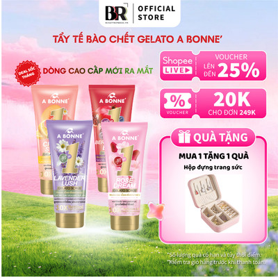 [BẢN MỚI] Kem Tẩy Tế Bào Chết Gelato A bonne' 300g Sáng Da Dành cho Mặt và Body
